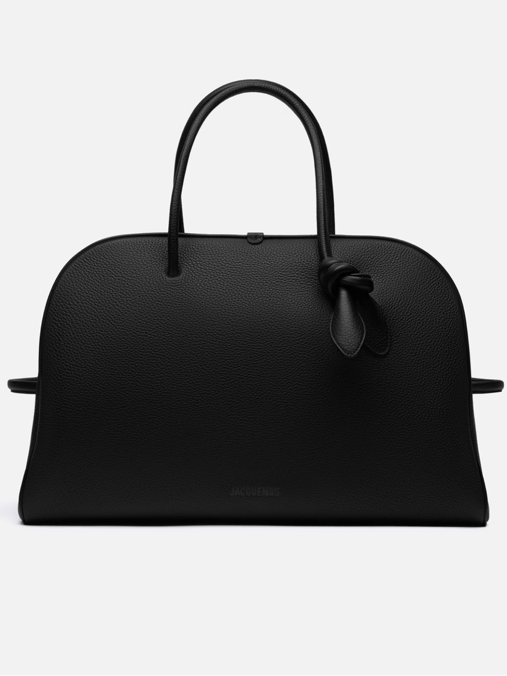 100% AUTHENTIC Jacquemus Black Leather large Turismo BNWT & UNUSED! (PM100220)